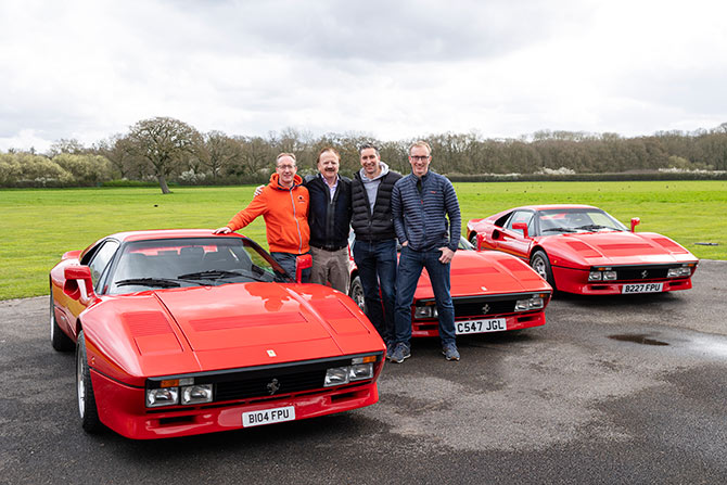 3 Ferrari 288 GTO models supplied to 3 brothers by Talacrest
