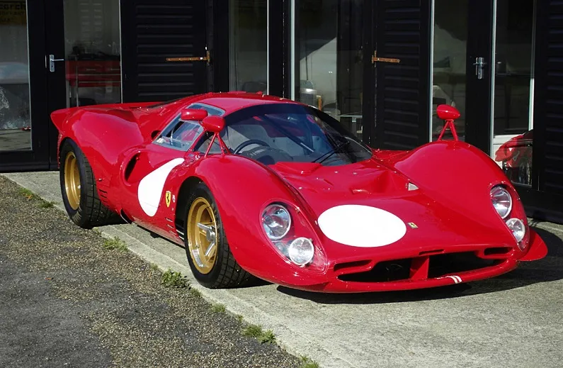 Here's the Ferrari 330 P3 0844 from the post below after it was re-bodied