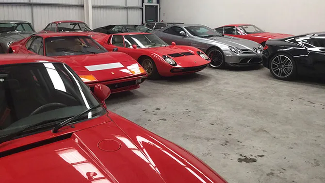 Another picture from the car collection we have bought - comprising of 27 classic and supercars