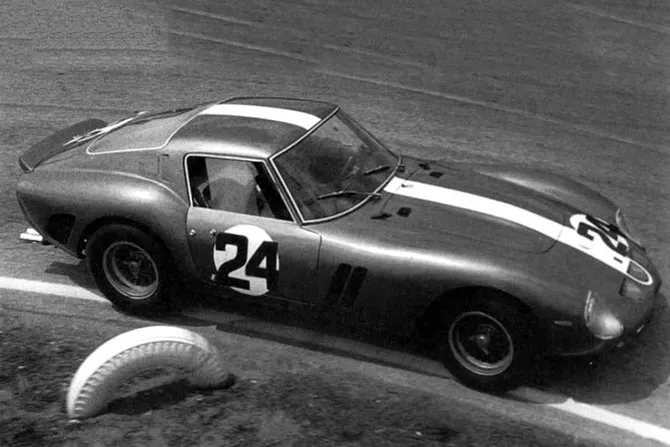 A photo of our Ferrari 250 GTO 3387GT at 1962 Sebring 12hrs