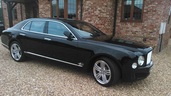 Beth has just replaced Arnage with a new Bentley Mulsanne