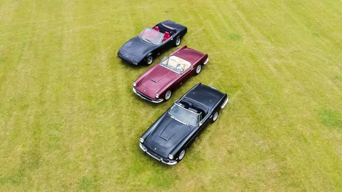 Our Classic Ferrari convertibles feature in video for Telegraph