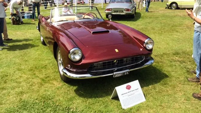 Classic Ferrari entered by Talacrest in Goodwood Concours