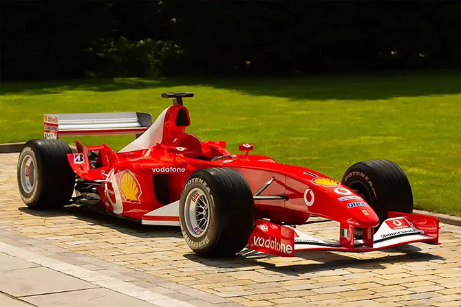 2003 Ferrari F1 F2003-GA show car off to a collector