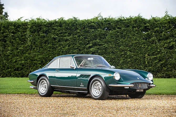 Ferrari 330 GTC finished in Pino Verde comes into stock