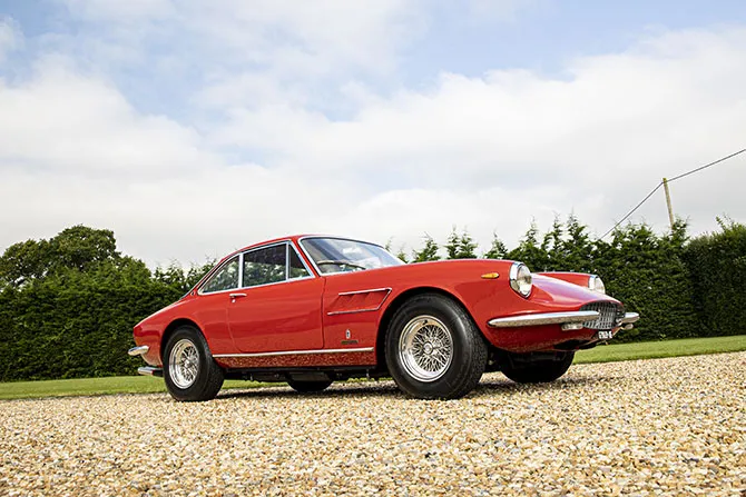 Ferrari 330 GTC with only 8k miles enters stock