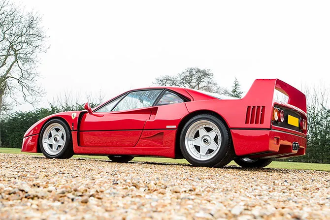 Ferrari F40 RHD finds a new home for the 3rd time with Talacrest