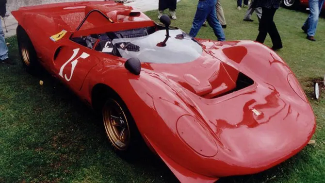 Ferrari 330 P3 0844 on our stand at 1997 Goodwood Festival of Speed