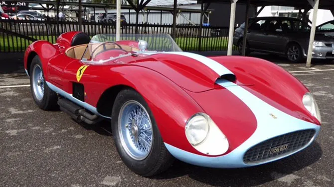 Our Ferrari 500 TRC correctly exercised at Goodwood