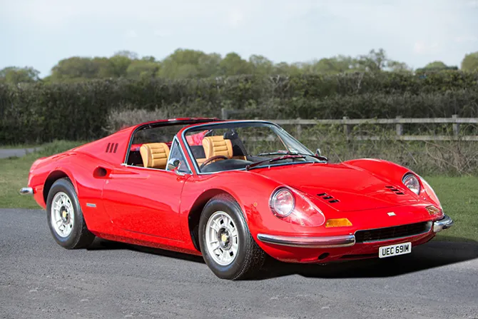 Ferrari 246 GTS Dino comes into stock